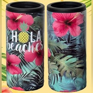 NIB Custom Sublimation 12oz Skinny Can Insulated Cooler | Hola Beaches